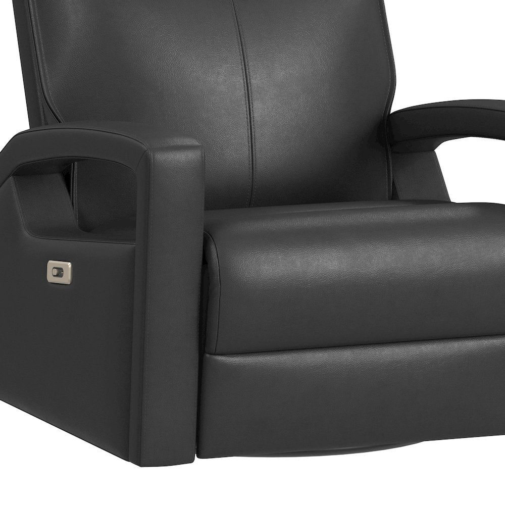 Barnard P1 Recliner with Glider and Swivel in Del Mar Grey
