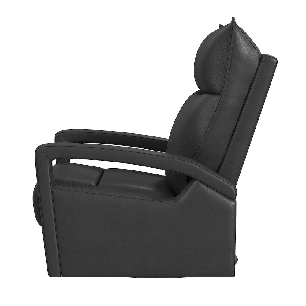 Barnard P1 Recliner with Glider and Swivel in Del Mar Grey