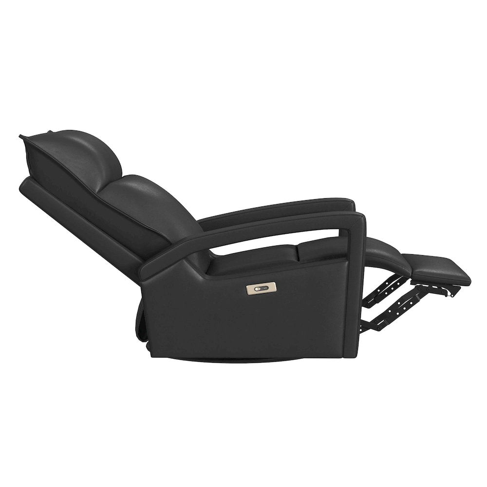 Barnard P1 Recliner with Glider and Swivel in Del Mar Grey