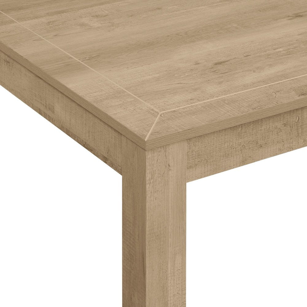 Holmes Rectangular Dining Table in Brown