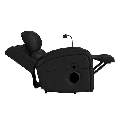 P3 Power Glider Recliner, Ipad holder, wireless charger, USB in Aline Black