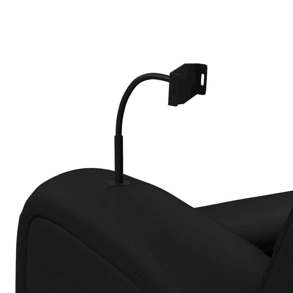 P3 Power Glider Recliner, Ipad holder, wireless charger, USB in Aline Black