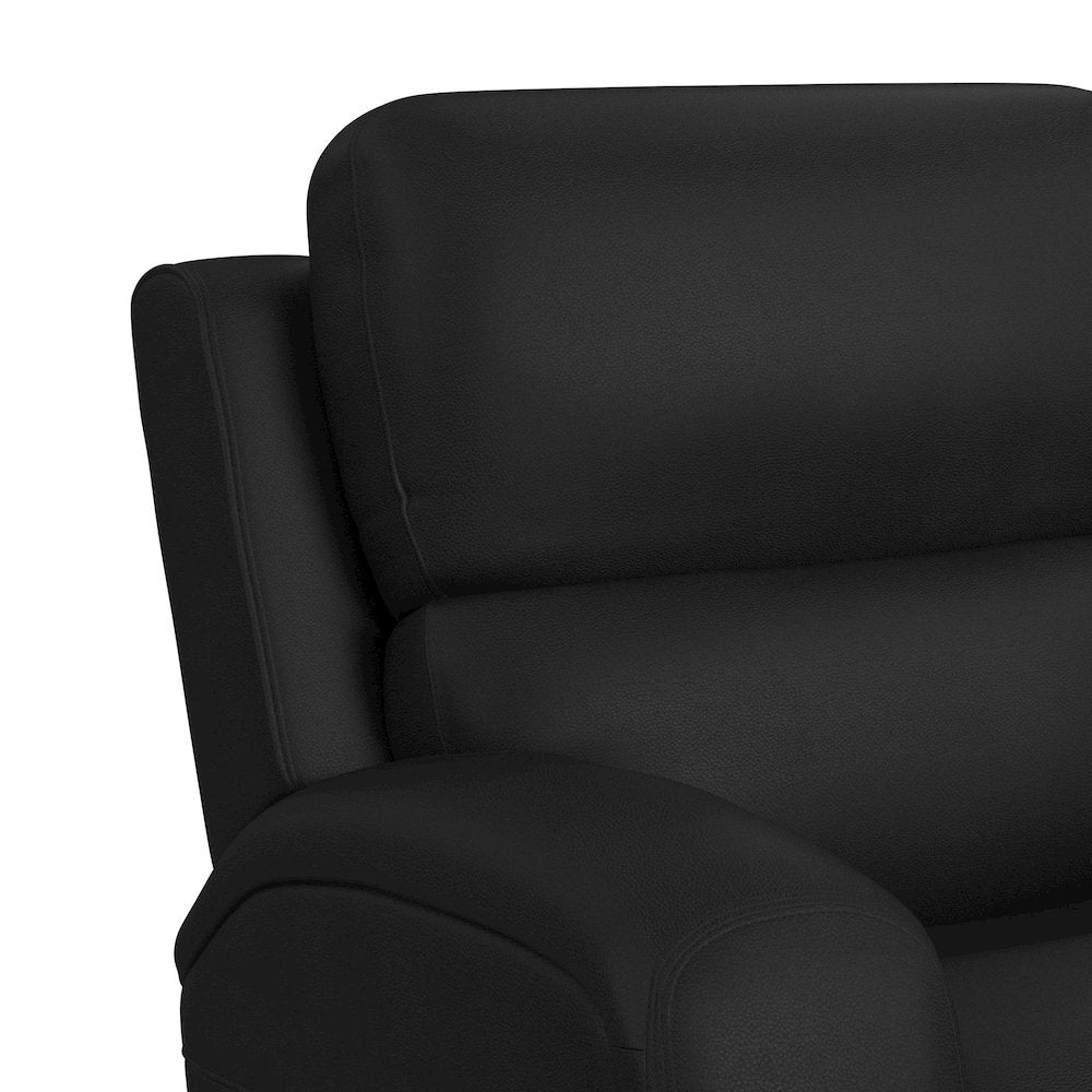 P3 Power Glider Recliner, Ipad holder, wireless charger, USB in Aline Black