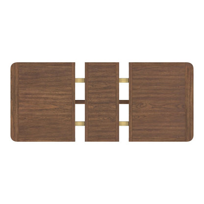 Thorin Dining Table with 18" Leaf in Brown