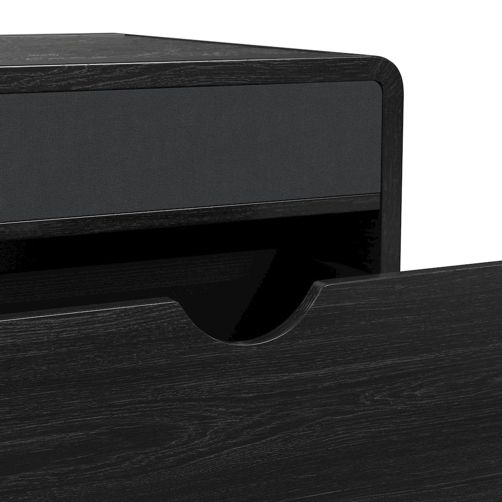 Halo Square Smart End table in Black