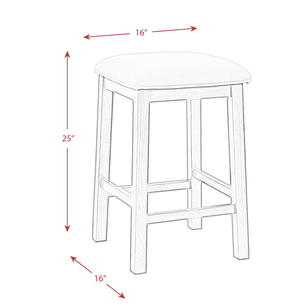 Drew Occasional Bar Table Single Pack (Table + Three Stools)