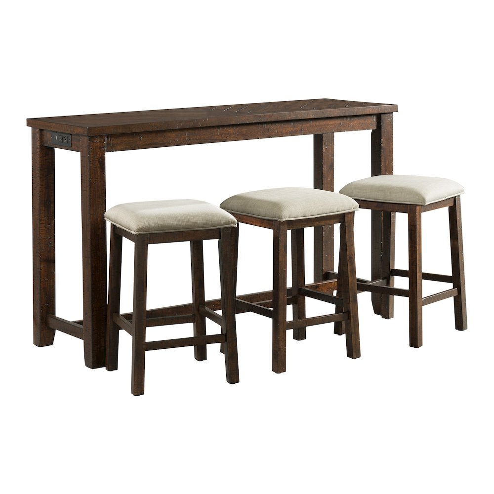 Dex Bar Table Single Pack (Table + Three Stools)