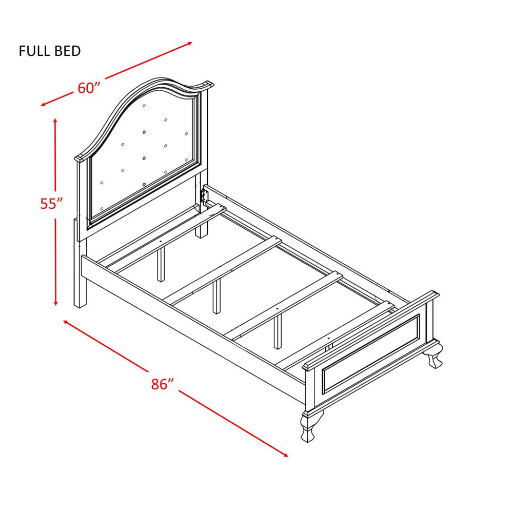 Jenna Full Panel Bed