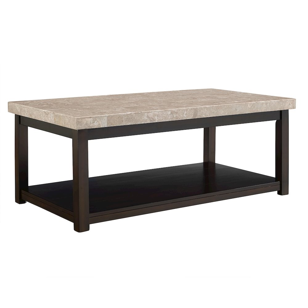 The Caleb Coffee Table with Marble Top