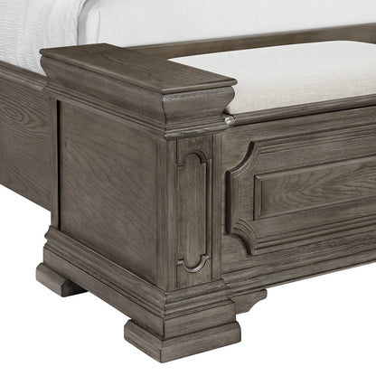 Paterson  Queen Storage 5PC Bedroom Set in Grey