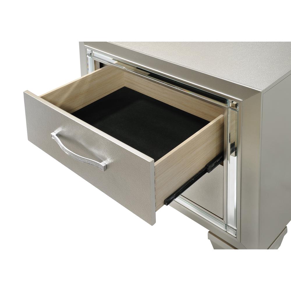 Glamour Queen Platform Storage  5PC Bedroom Set