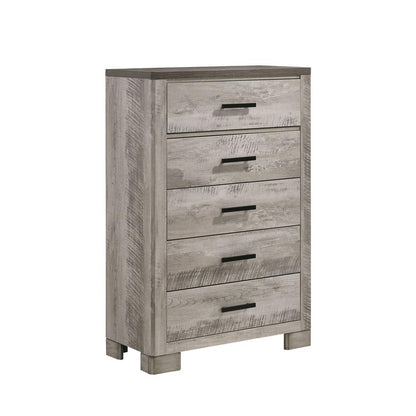 Adam Full Panel 3PC Bedroom Set in Gray
