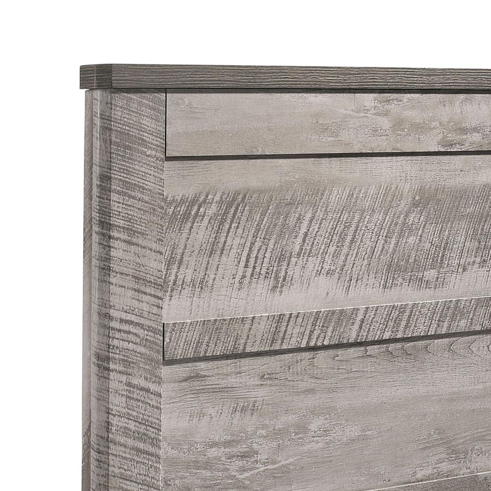 Adam Full Panel 3PC Bedroom Set in Gray