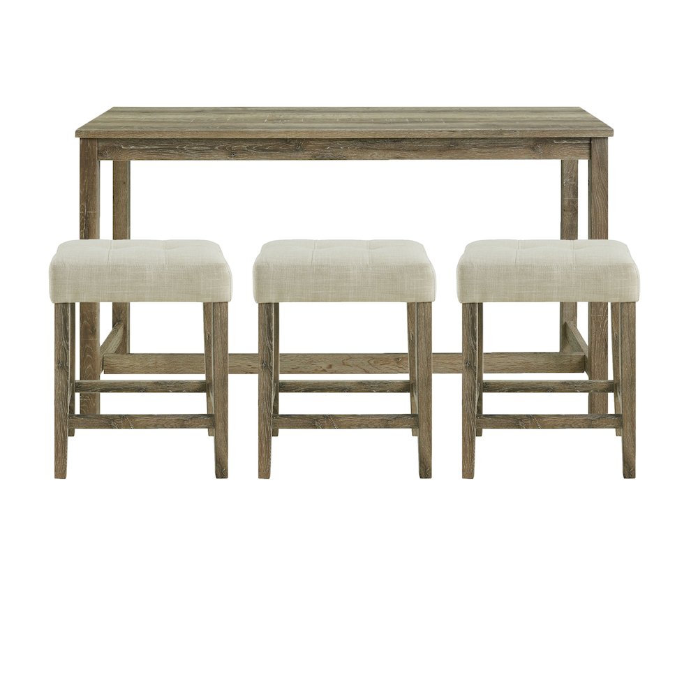 Turner Multipurpose Bar Table Set in Natural