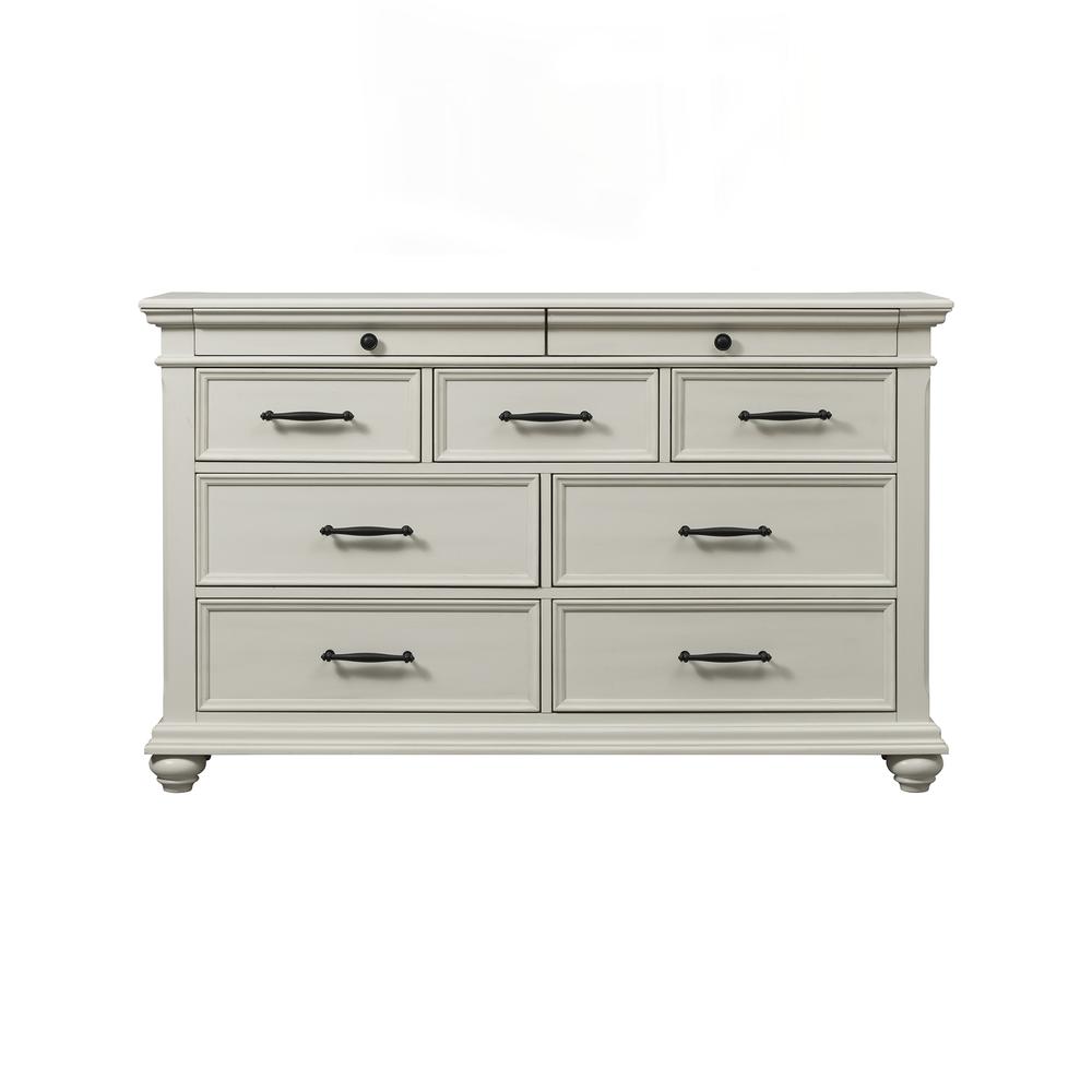 Brooks 9-Drawer Dresser in Antique White