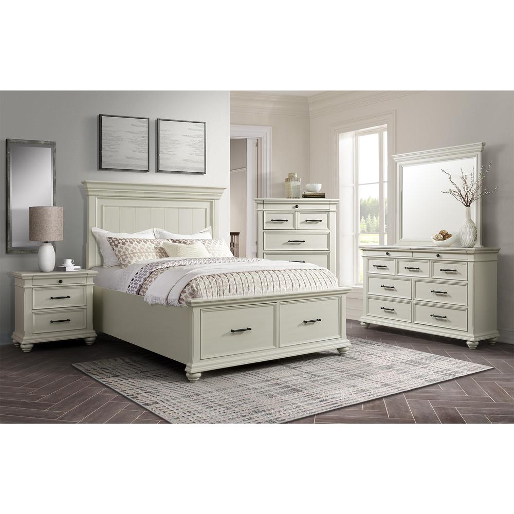 Brooks 9-Drawer Dresser in Antique White