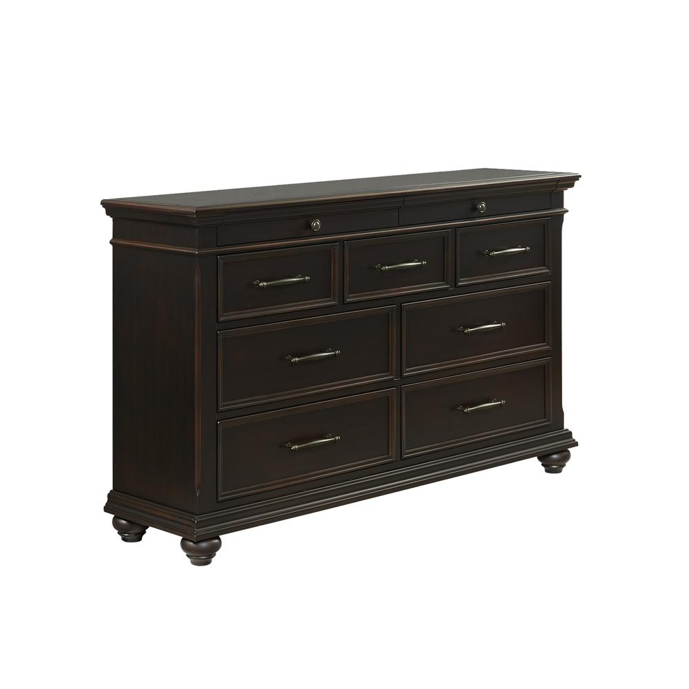Brooks 9-Drawer Dresser in Black