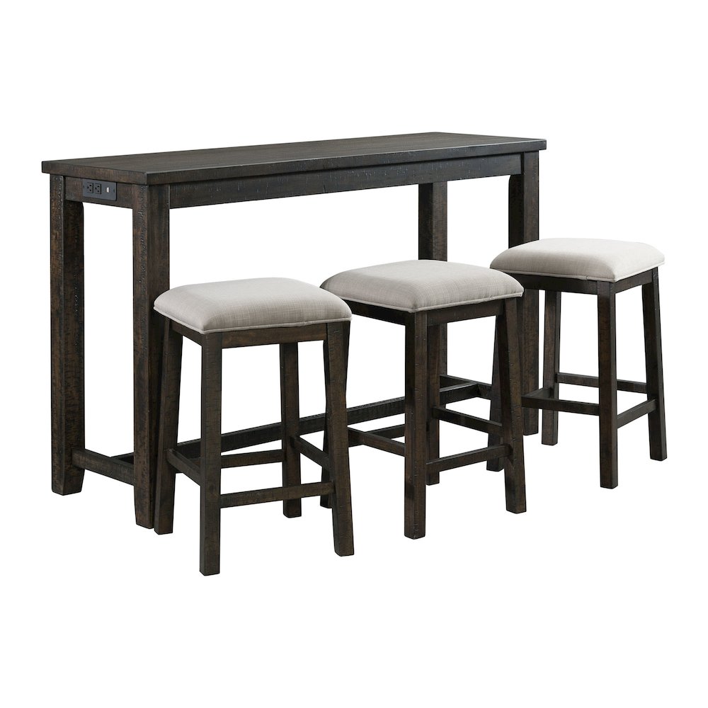 Stanford Occasional Bar Table Single Pack (Table + Three Stools)