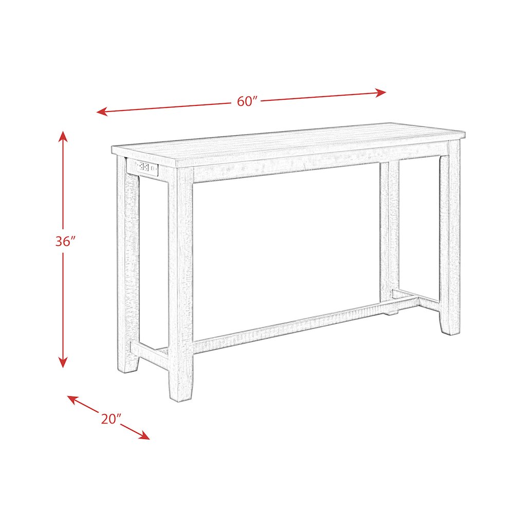 Stanford Occasional Bar Table Single Pack (Table + Three Stools)