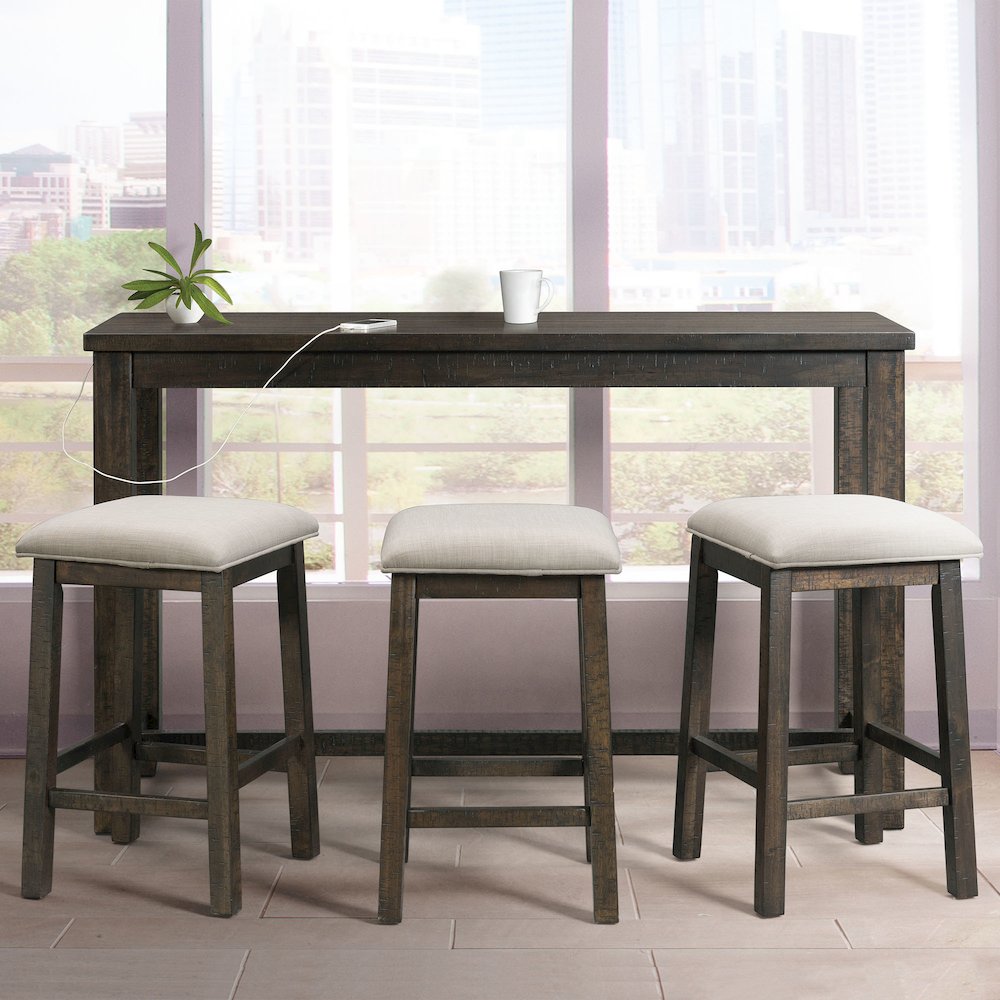 Stanford Occasional Bar Table Single Pack (Table + Three Stools)