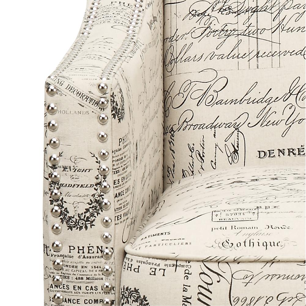 Emery French Script Chair