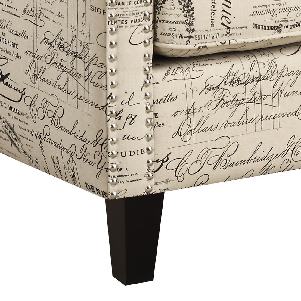 Emery French Script Chair