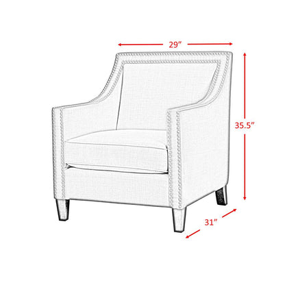 Emery French Script Chair
