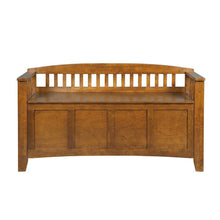 Wood Entryway Gun Concealment Bench with Storage and Durable Finish