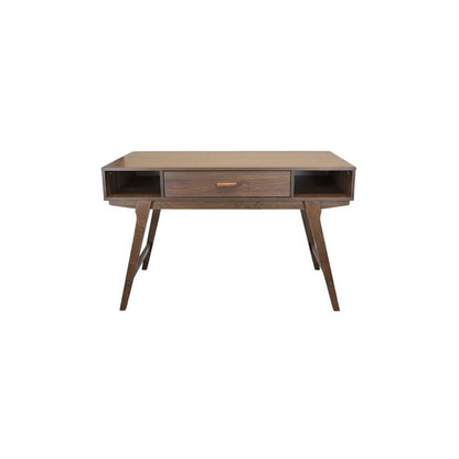 Mid Century Style Office Desk With One Drawer And Sturdy Legs