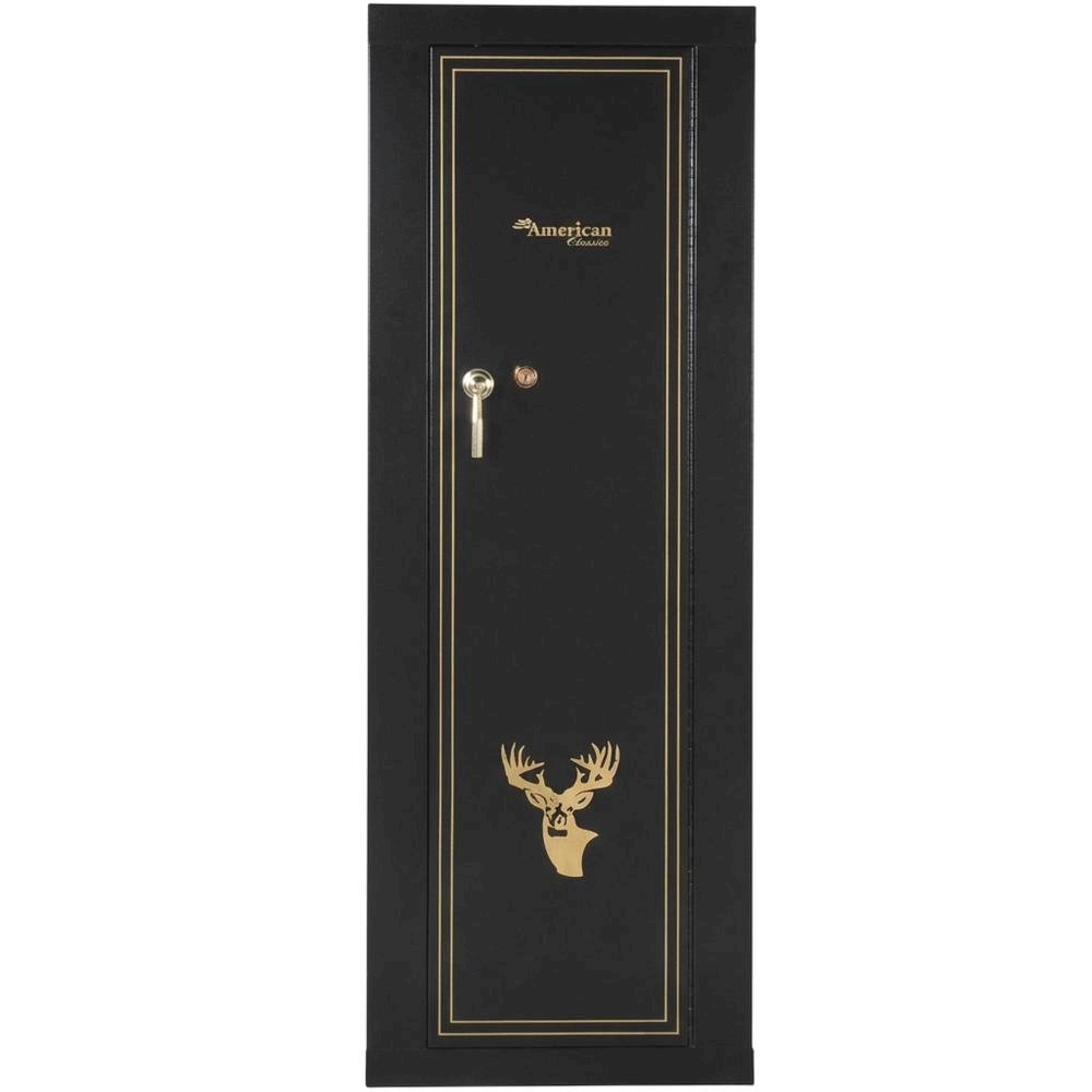 Black Gun Metal Storage Cabinet With Steel And Wood Construction