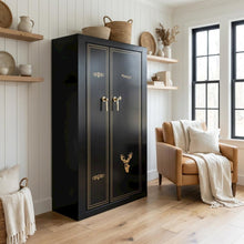 Steel Storage Cabinet In Black With Durable Construction And Spacious Interior