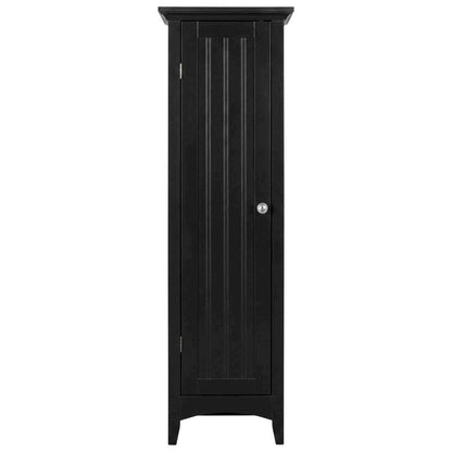 MDF Kitchen Pantry Storage Cabinet with Single Door and Adjustable Shelves