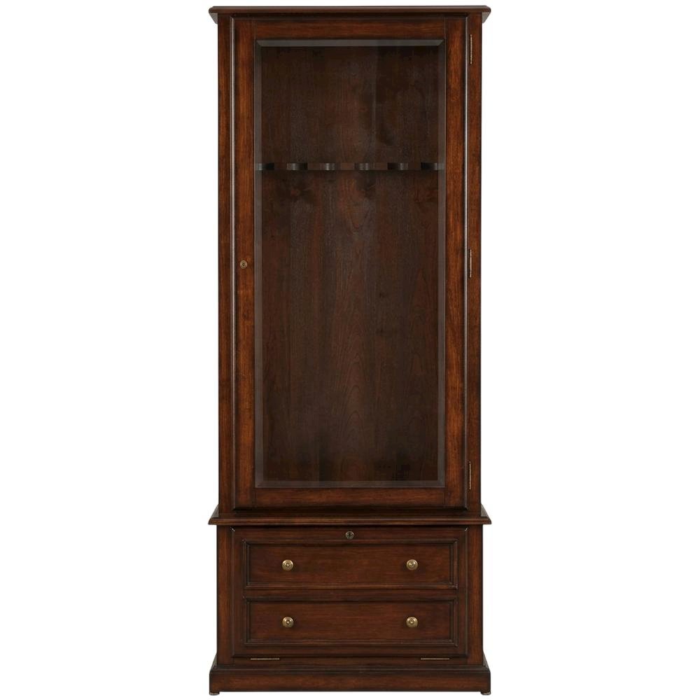 Wooden 8-Gun Cabinet in Classic Finish with Secure Storage