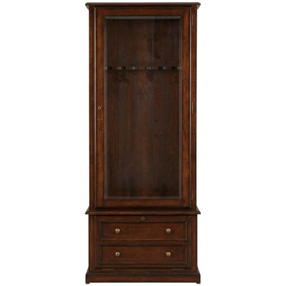 Wooden 8-Gun Cabinet in Classic Finish with Secure Storage