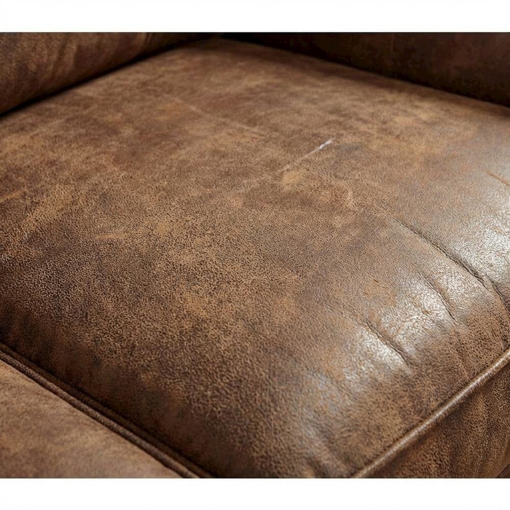 Microfiber Two-Piece Sectional Sofa with Comfortable Cushioned Seating