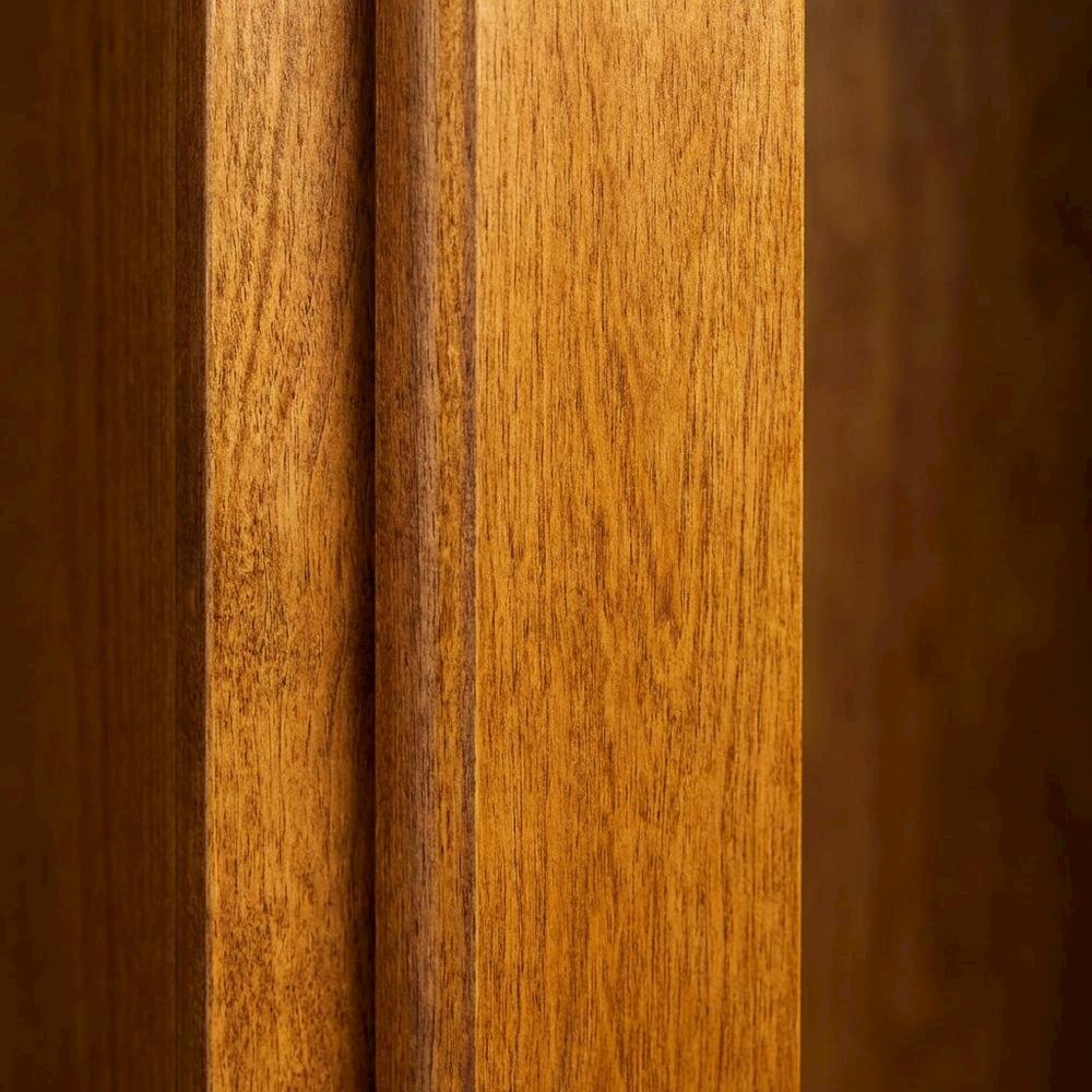 Medium Brown 10 Gun Cabinet with Wooden Construction and Secure Storage