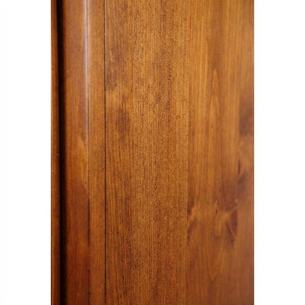 Wooden 12-Gun Storage Cabinet with Slanted Base for Secure Organization