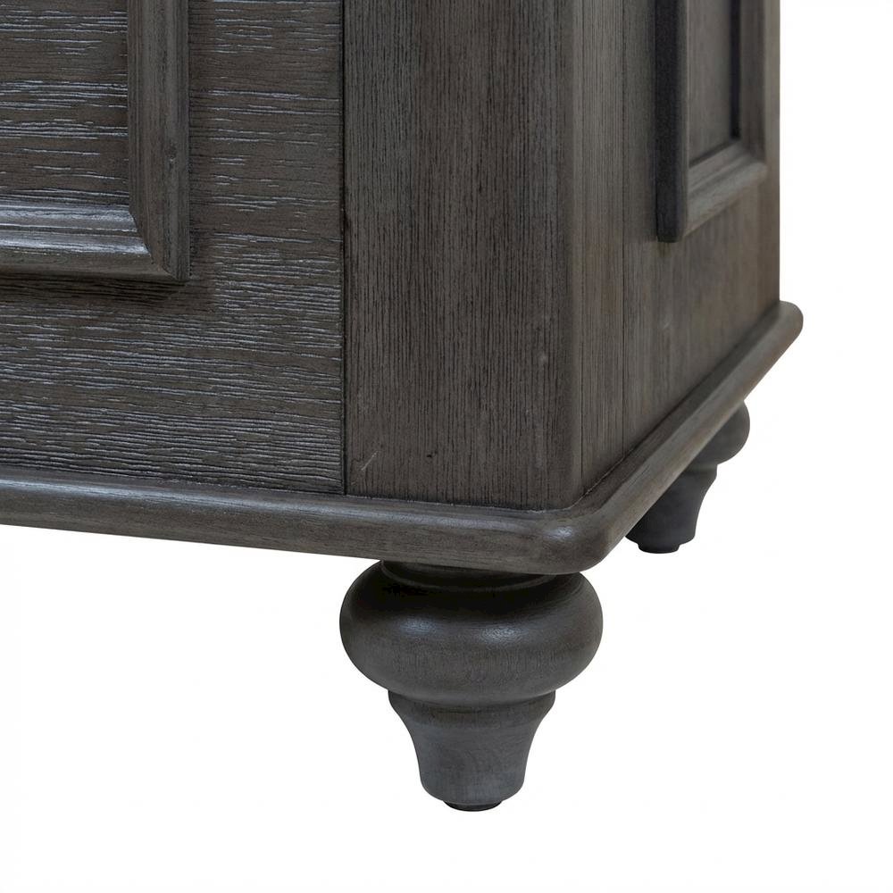 Gray Storage Cabinet With Gun Concealment And Spacious Design