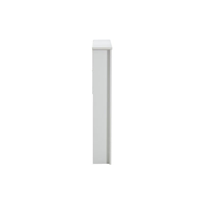 Twin Sized White Bookcase Headboard