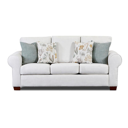 Living Room Beaujardin Sofa Sleeper with Four Throw Pillows