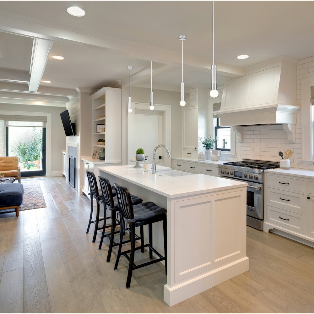 Z-Lite Stari 1 Light Pendant in Brushed Nickel color, Steel frame