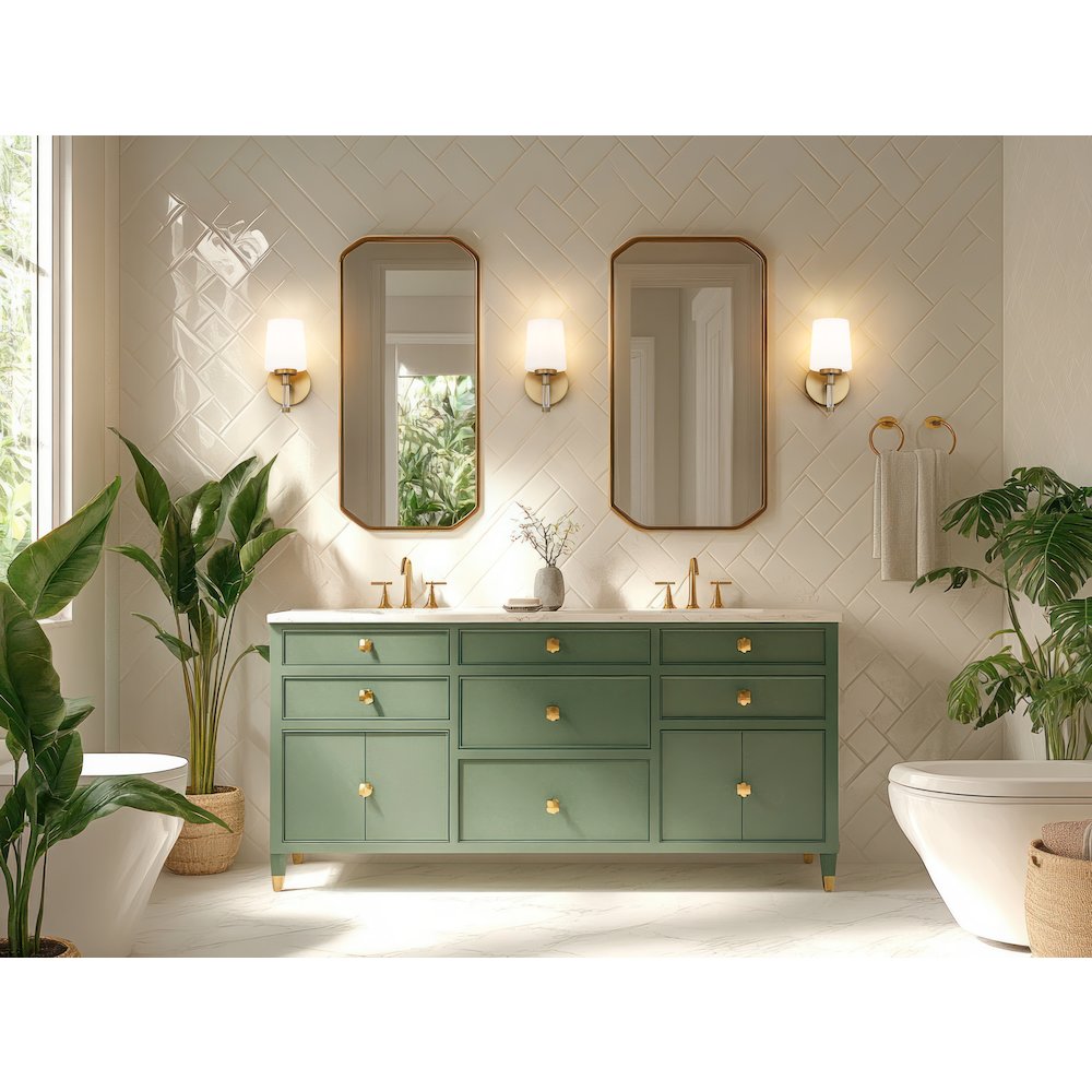 Z-Lite 1 Light Vanity, Modern Gold