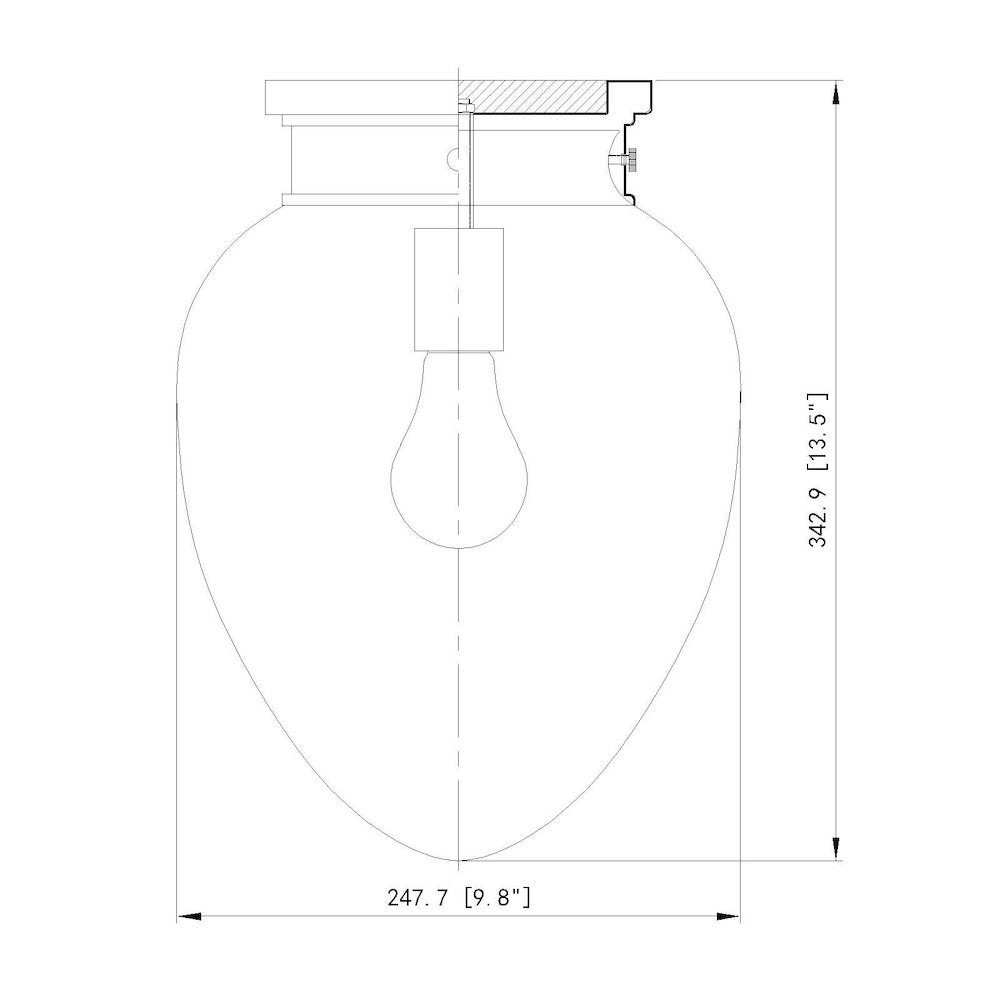 Z-Lite 1 Light Flush Mount