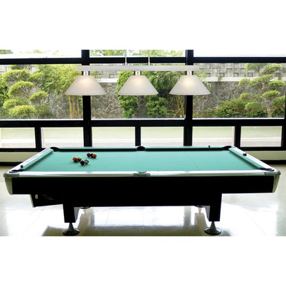 Z-Lite Cobalt 3 Light Billiard, Steel Frame, White Linen Shade Color