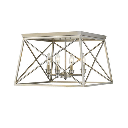 Z-Lite 4 Light Flush Mount