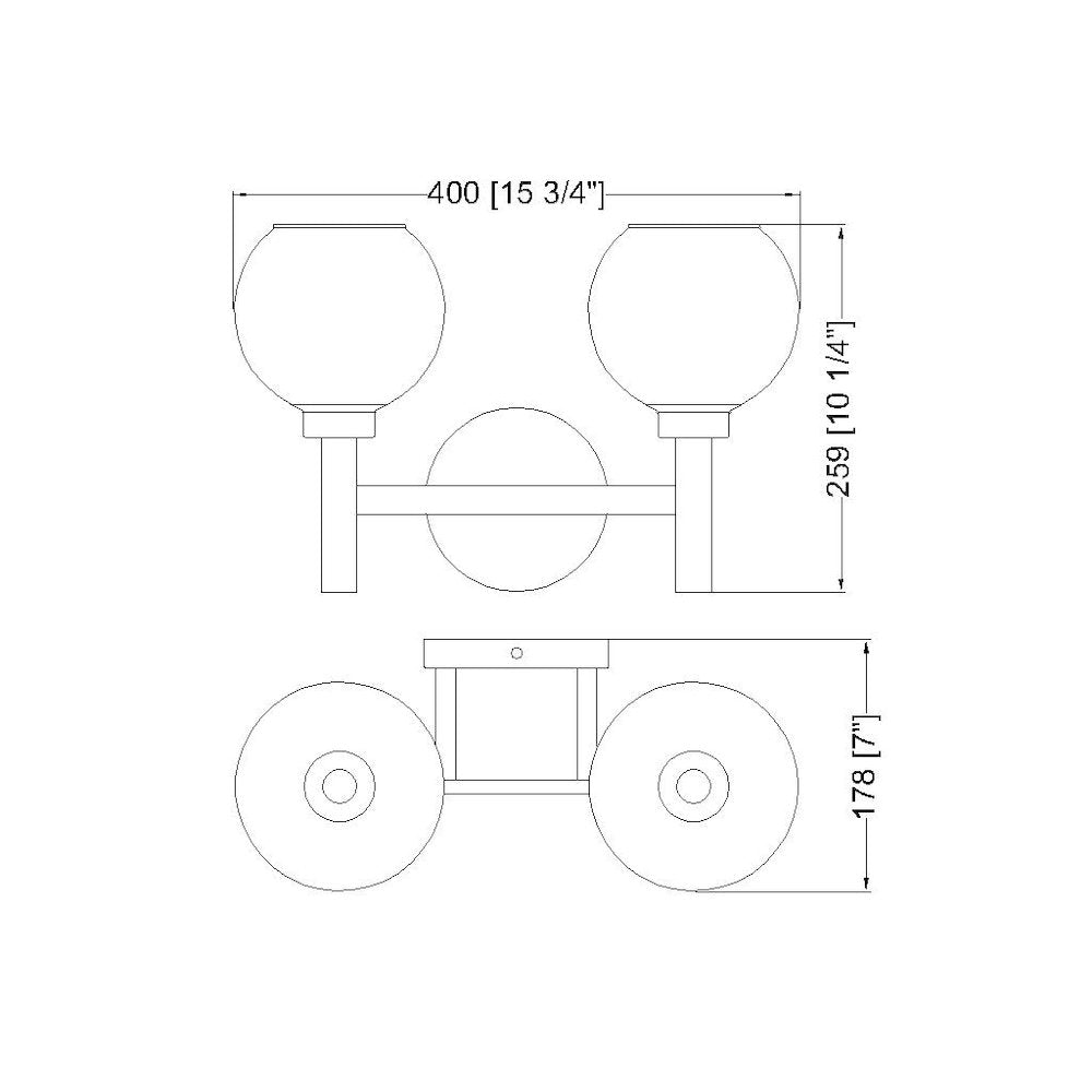 Z-Lite 2 Light Vanity