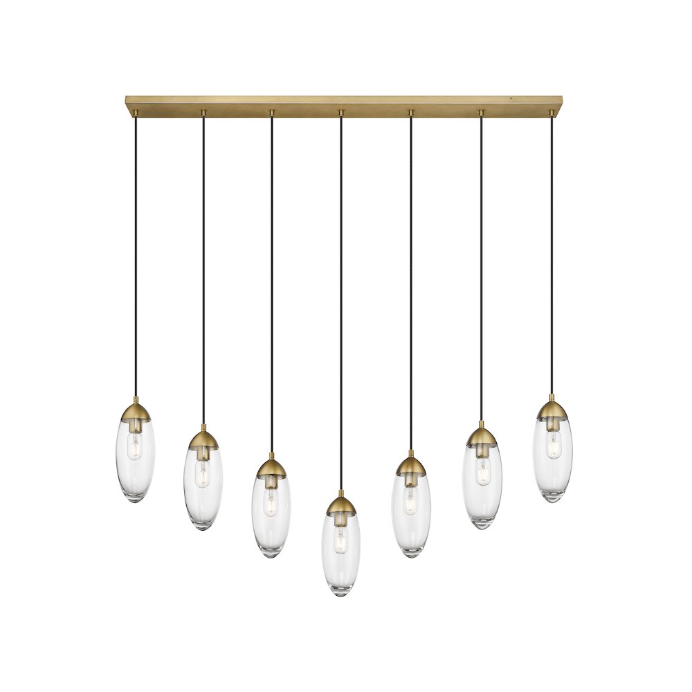 Z-Lite 7 Light Linear Chandelier
