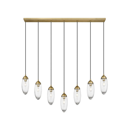 Z-Lite 7 Light Linear Chandelier