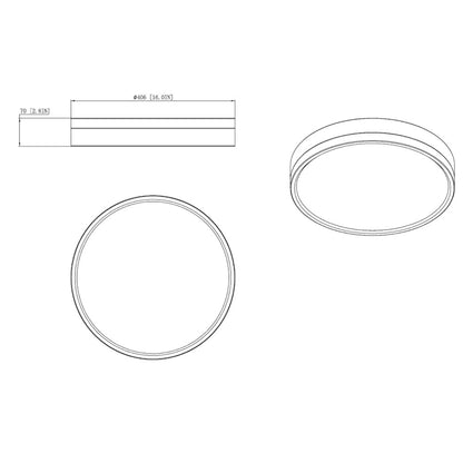 Z-Lite 1 Light Flush Mount