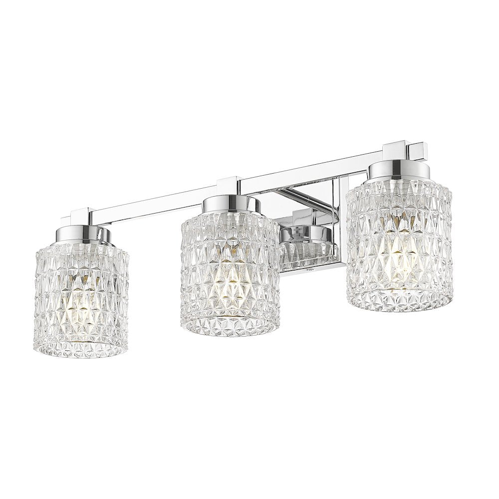 Z-Lite 3 Light Vanity, Chrome